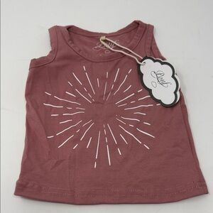 Pouf Baby Pink Tank Top size 6-9 Months